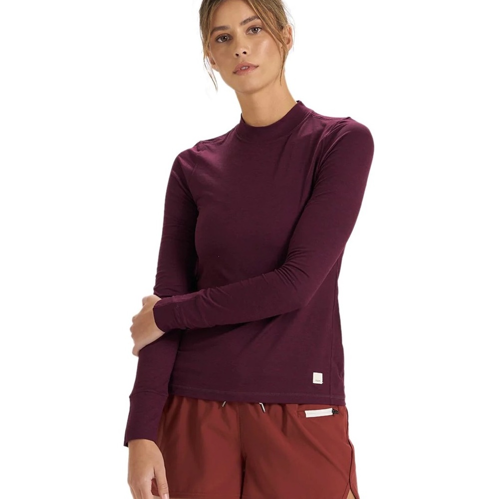 NWT Vuori Lux Tee Xs Cerise Heather